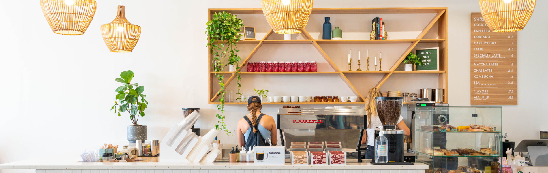 inside of the coffee shop